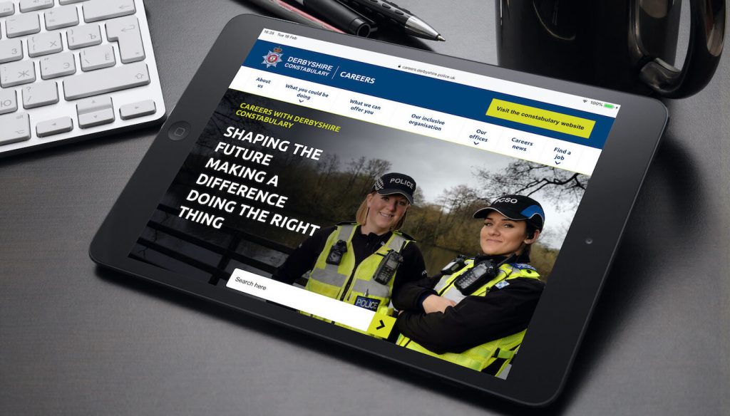 That Little Agency - Employer Branding - Careers Website Development - Derbyshire Constabulary Image