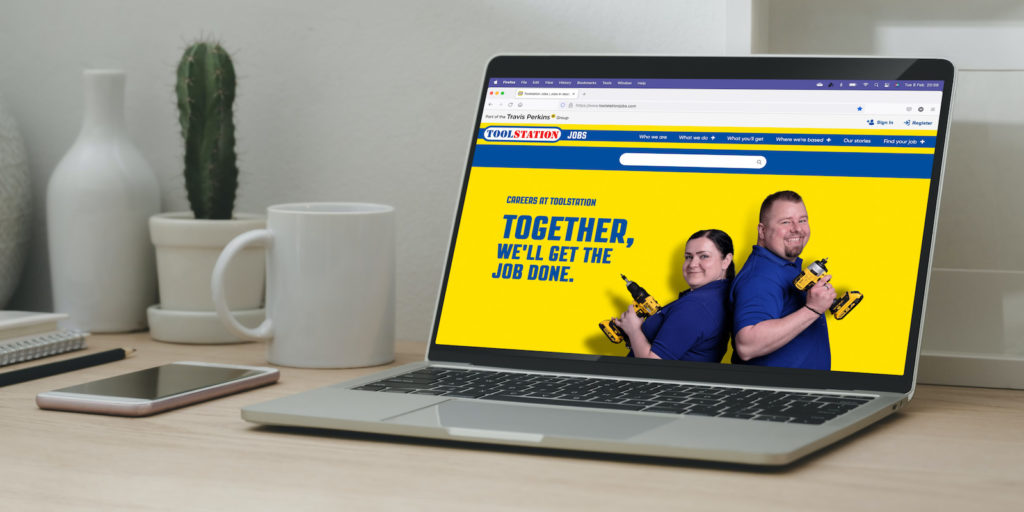 That Little Agency - Employer Branding - Portfolio - Careers Website - Toolstation Hero Image